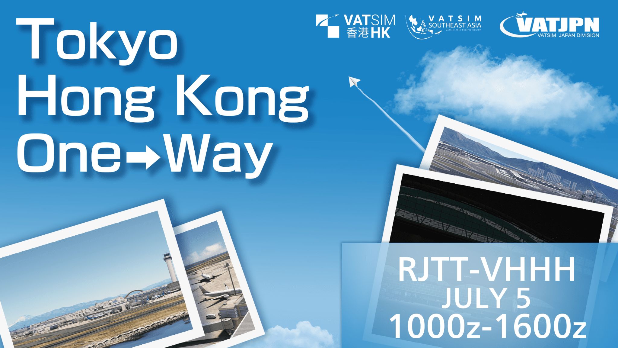 Tokyo to Hong Kong One-Way Event